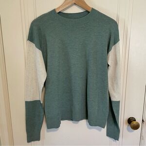 Smartwool Edgewood Colorblock Crew Sweater Size Medium